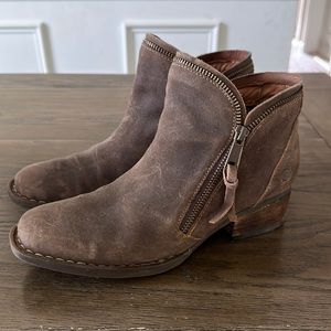 Born leather booties